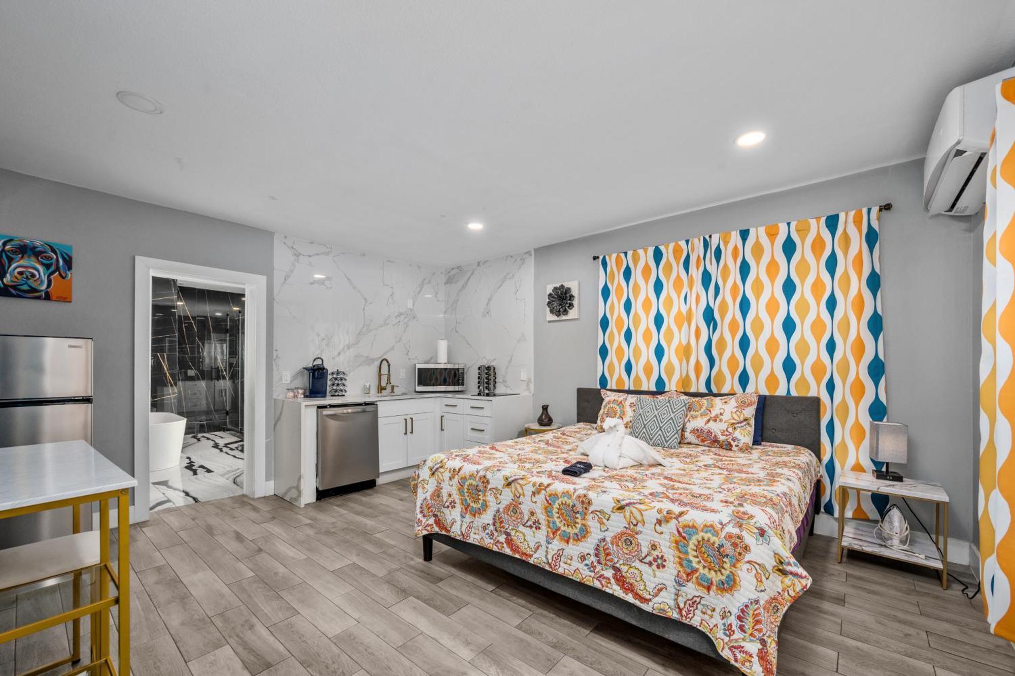 Chic Studio Apt In Central Houston With Free Park Exterior foto